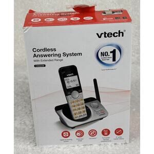 VTech CS5229 Extended Range DECT 6.0 Expandable Cordless Phone with Answering